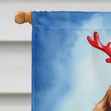 Load image into Gallery viewer, English Cocker Spaniel Christmas Reindeer House Flag