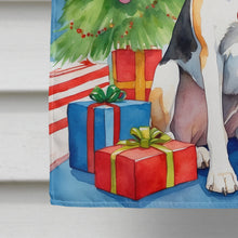 Load image into Gallery viewer, English Foxhound Christmas Reindeer House Flag