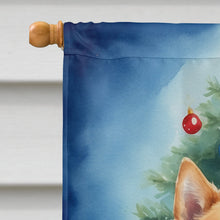 Load image into Gallery viewer, Finnish Spitz Christmas Reindeer House Flag