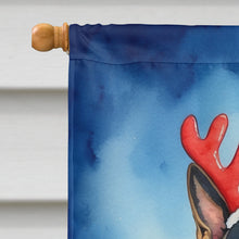 Load image into Gallery viewer, German Shepherd Christmas Reindeer House Flag