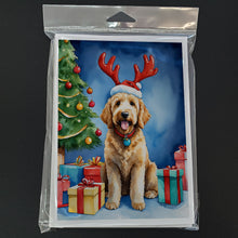 Load image into Gallery viewer, Goldendoodle Christmas Reindeer Greeting Cards - Blank Note Cards – 8-Pack of Artist-Designed Cards with Envelopes