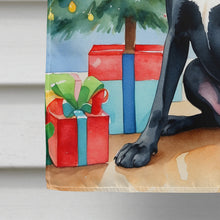 Load image into Gallery viewer, Black Great Dane Christmas Reindeer House Flag