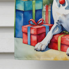 Load image into Gallery viewer, Harlequin Great Dane Christmas Reindeer House Flag