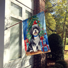 Load image into Gallery viewer, Havanese Christmas Reindeer House Flag