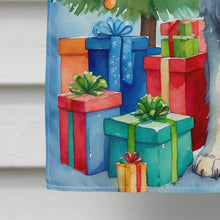 Load image into Gallery viewer, Irish Wolfhound Christmas Reindeer House Flag