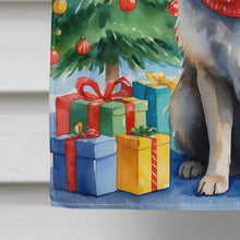 Load image into Gallery viewer, Keeshond Christmas Reindeer House Flag