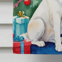 Load image into Gallery viewer, Kuvasz Christmas Reindeer House Flag
