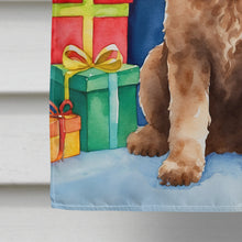 Load image into Gallery viewer, Labradoodle Christmas Reindeer House Flag