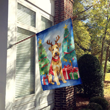 Load image into Gallery viewer, Lakeland Terrier Christmas Reindeer House Flag