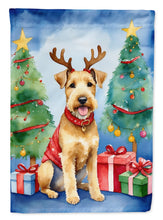 Load image into Gallery viewer, Lakeland Terrier Christmas Reindeer House Flag