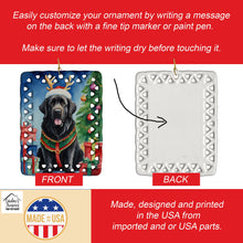 Load image into Gallery viewer, Newfoundland Christmas Reindeer Porcelain Ornament