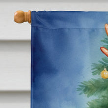 Load image into Gallery viewer, Norwegian Elkhound Christmas Reindeer House Flag