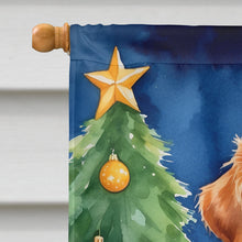 Load image into Gallery viewer, Nova Scotia Duck Tolling Retriever Christmas Reindeer House Flag