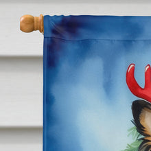 Load image into Gallery viewer, Papillon Christmas Reindeer House Flag