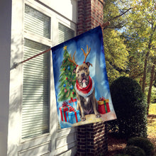 Load image into Gallery viewer, Pit Bull Terrier Christmas Reindeer House Flag