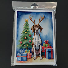 Load image into Gallery viewer, Pointer Christmas Reindeer Greeting Cards - Blank Note Cards – 8-Pack of Artist-Designed Cards with Envelopes