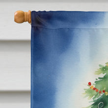 Load image into Gallery viewer, Black Toy Poodle Christmas Reindeer House Flag