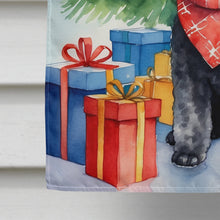 Load image into Gallery viewer, Black Toy Poodle Christmas Reindeer House Flag