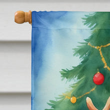 Load image into Gallery viewer, Pug Christmas Reindeer House Flag