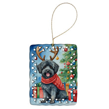 Load image into Gallery viewer, Puli Christmas Reindeer Porcelain Ornament