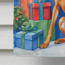 Load image into Gallery viewer, Rhodesian Ridgeback Christmas Reindeer House Flag