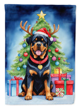 Load image into Gallery viewer, Rottweiler Christmas Reindeer House Flag