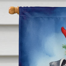 Load image into Gallery viewer, Schnauzer Christmas Reindeer House Flag