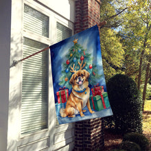 Load image into Gallery viewer, Tibetan Spaniel Christmas Reindeer House Flag