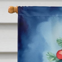 Load image into Gallery viewer, Tibetan Spaniel Christmas Reindeer House Flag