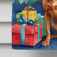 Load image into Gallery viewer, Vizsla Christmas Reindeer House Flag
