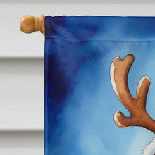 Load image into Gallery viewer, Welsh Springer Spaniel Christmas Reindeer House Flag
