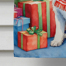 Load image into Gallery viewer, Westie Christmas Reindeer House Flag