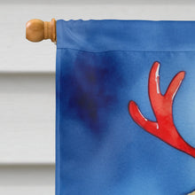 Load image into Gallery viewer, Wheaten Terrier Christmas Reindeer House Flag