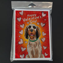 Load image into Gallery viewer, Wirehaired Pointing Griffon Happy Valentine's Day Greeting Cards - Blank Note Cards – 8-Pack of Artist-Designed Cards with Envelopes