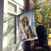 Load image into Gallery viewer, Afghan Hound Happy Birthday House Flag