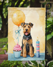 Load image into Gallery viewer, Airedale Terrier Happy Birthday Garden Flag –  Garden Flag by Caroline's Treasures