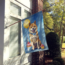 Load image into Gallery viewer, Akita Happy Birthday House Flag