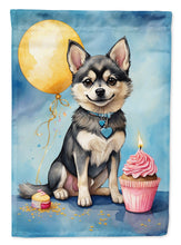 Load image into Gallery viewer, Alaskan Klee Kai Happy Birthday House Flag
