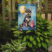 Load image into Gallery viewer, Alaskan Klee Kai Happy Birthday Garden Flag –  Garden Flag by Caroline's Treasures