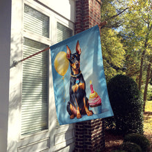 Load image into Gallery viewer, Doberman Pinscher Happy Birthday House Flag