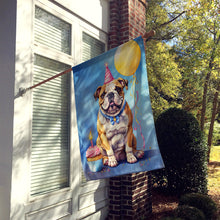 Load image into Gallery viewer, English Bulldog Happy Birthday House Flag