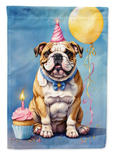 Load image into Gallery viewer, English Bulldog Happy Birthday House Flag