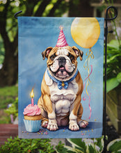 Load image into Gallery viewer, English Bulldog Happy Birthday Garden Flag –  Garden Flag by Caroline's Treasures