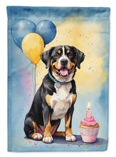 Load image into Gallery viewer, Entlebucher Mountain Dog Happy Birthday House Flag
