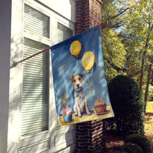 Load image into Gallery viewer, Fox Terrier Happy Birthday House Flag