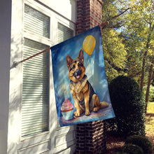 Load image into Gallery viewer, German Shepherd Happy Birthday House Flag