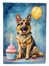 Load image into Gallery viewer, German Shepherd Happy Birthday Garden Flag –  Garden Flag by Caroline's Treasures