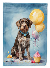 Load image into Gallery viewer, German Wirehaired Pointer Happy Birthday Garden Flag –  Garden Flag by Caroline's Treasures