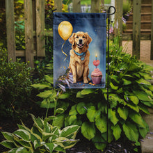 Load image into Gallery viewer, Golden Retriever Happy Birthday Garden Flag –  Garden Flag by Caroline's Treasures