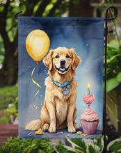 Load image into Gallery viewer, Golden Retriever Happy Birthday Garden Flag –  Garden Flag by Caroline's Treasures